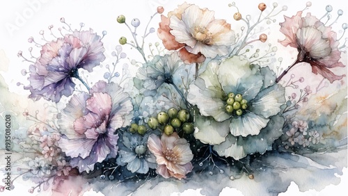 flowers in the sky