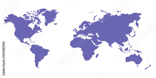 A vibrant blue world map illustration featuring an artistic mix of dots and color splashes across global continents like Europe, Asia, and America for a modern business geography design