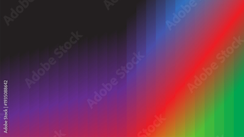 Vector Glass blur texture background with Blue Crimson and Emerald Color gradients, creating a smooth energy inspired abstract perfect for fashion branding, UI design, and modern digital wallpapers