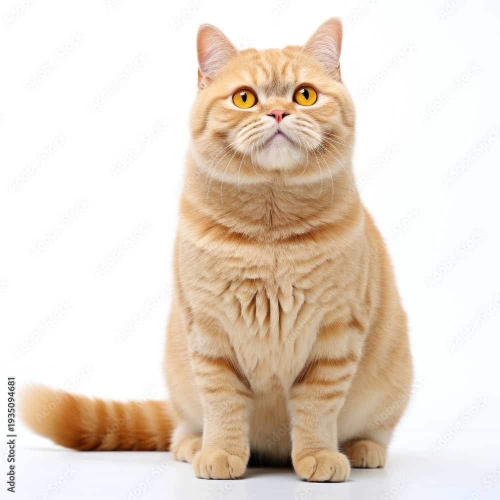 Fototapeta premium Adorable ginger cat portrait