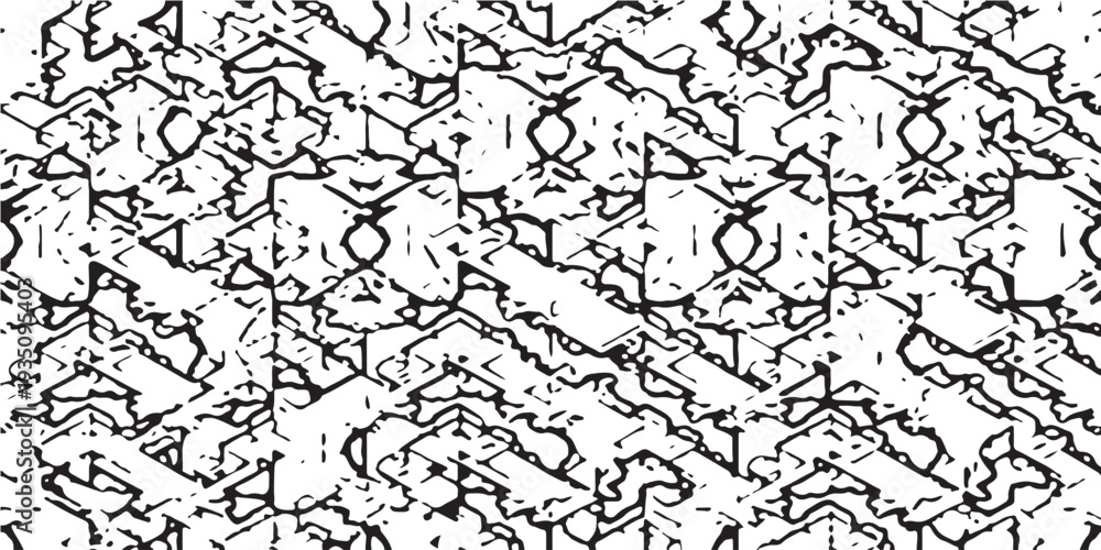 Obraz premium graphical seamless pattern. Geometric shaped vector illustration.