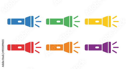 A series of brightly colored stylized audio speaker icons are presented in a repeating pattern a graphic silhouette high quality professional
