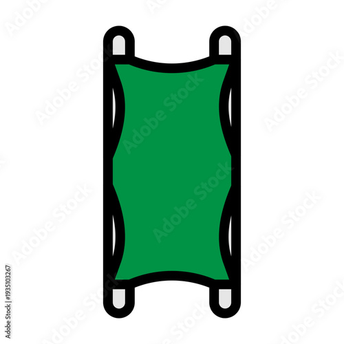 Stretcher Vector Filled Icon Design