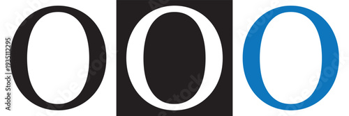 Set of Stylized Alphabet Letters on Dark Background. Collection of decorative  letters in various serif styles with gradients and outlines on black square backgrounds.EPS10/AI.