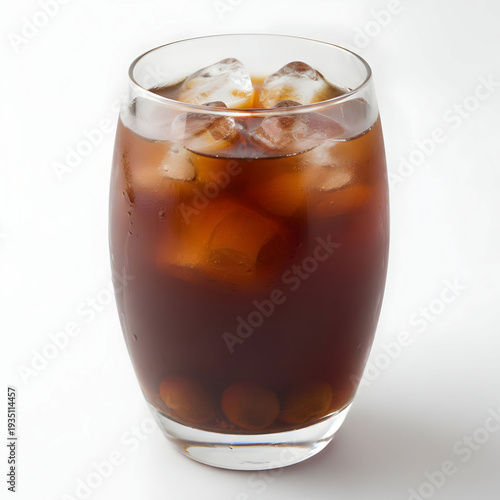 Delicious sweet drink tamarind juice and ice cube