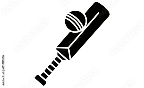 Cricket bat and ball illustration viewed from directly above on a transparent background reference Whisk_8ec60298db7d3feabe043982995b77a8dr.svg