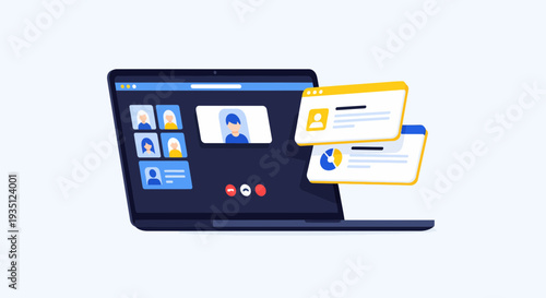 Online Video Conference Meeting and Digital Collaboration