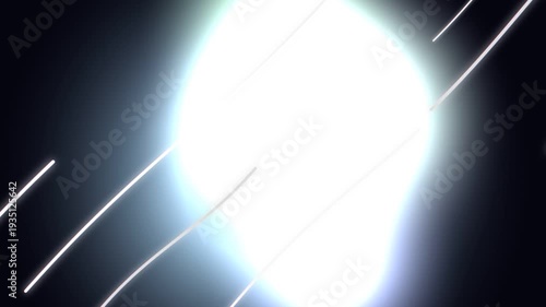 Bright Lights and Streaks in Space.