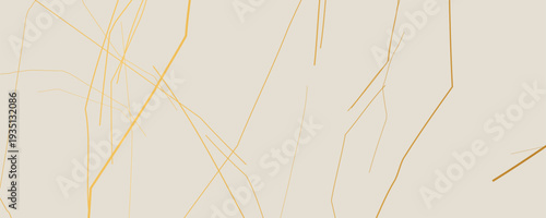 Gold Kintsugi crack pattern on whitish background