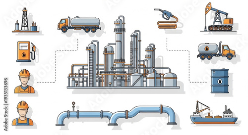 Oil Refinery Process and Equipment.