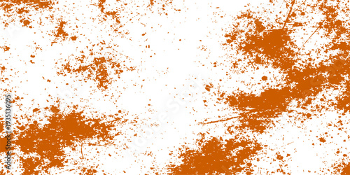 Abstract fire in the water background with a rusty metal texture and an aged orange grunge pattern on an old wall surface