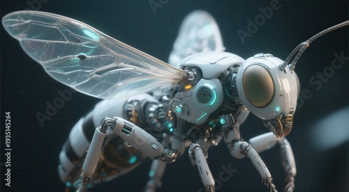Futuristic robotic bee its technological marvel