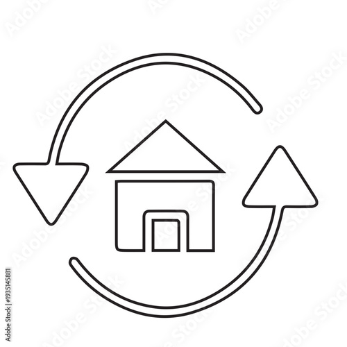 Home cycle icon