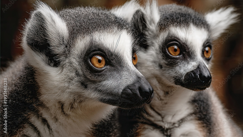 Fototapeta premium ring tailed lemur