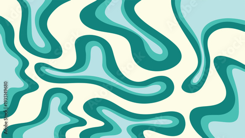 Abstract wavy lines pattern viewed from above in a creative design environment