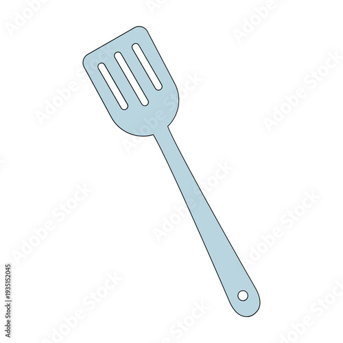 Slotted Kitchen Spatula Icon