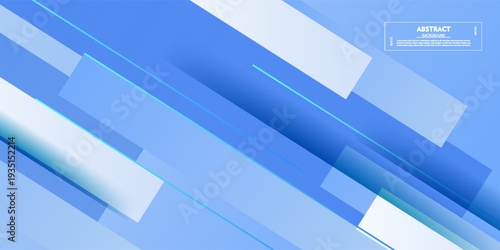 Abstract overlapping rectangles theme background with blue element design pattern. Vector eps10