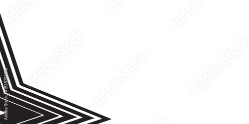 Dynamic Black and White Abstract Lines Creating a Modern Geometric Pattern.