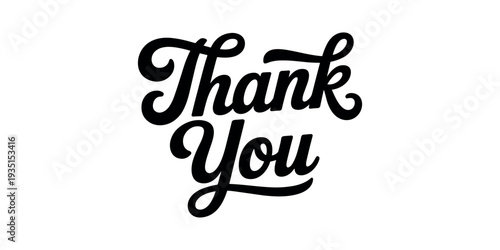 Black thank you text black text cursive white background gratitude