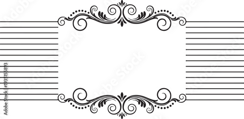 Decoration ornament frame vector set eps
