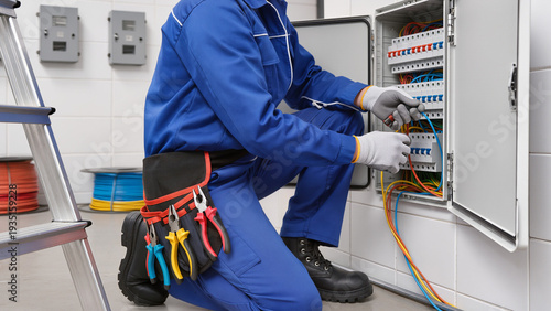 electrician at work