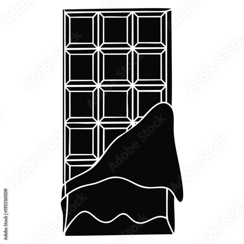 Belgian chocolate dark Belgian wolf Belgium single icon in black style vector symbol stock illustration for food and country branding themes