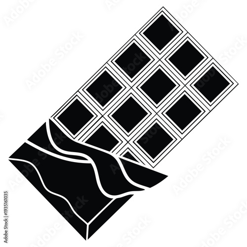 Belgium single icon dark Belgian wolf Belgian chocolate in black style vector symbol stock illustration ideal for culinary branding themes