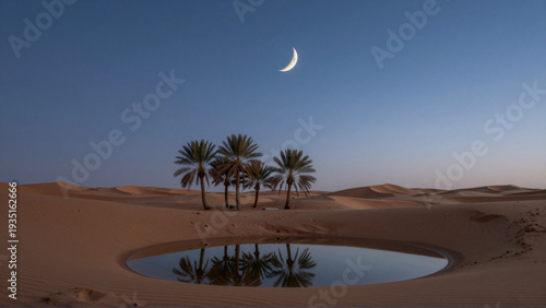 Desert Oasis: Life in the Sands-(Oase Gurun: Kehidupan di Padang Pasir)