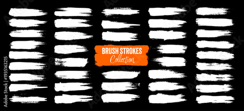 Grunge brush strokes, lines, ink smudges, hand-drawn scribble shapes. Handmade sketchy marks, acrylic stains, charcoal streaks. Paint textures, dry brush effect. Marker underline. Vector illustration