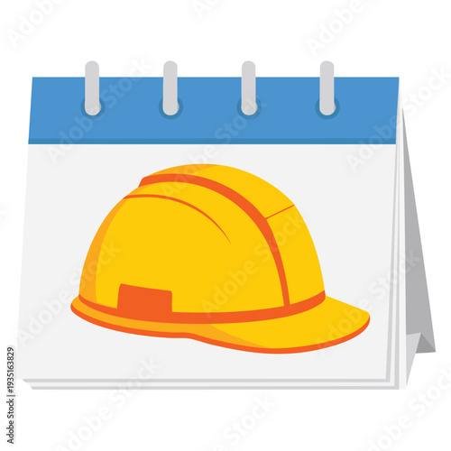 Calendar flat color mini icon small illustration in vector EPS format suitable for modern concept print UI UX kit web and app development