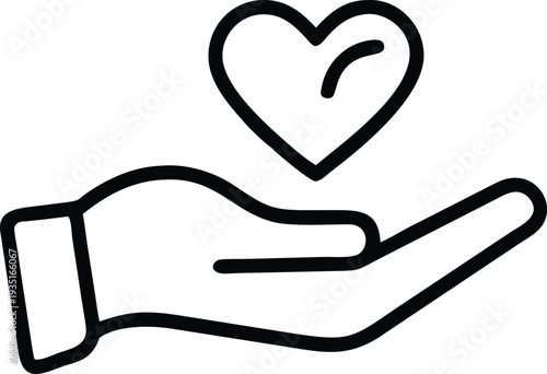 Chemical symbol representing positive ion hydration in a water droplet