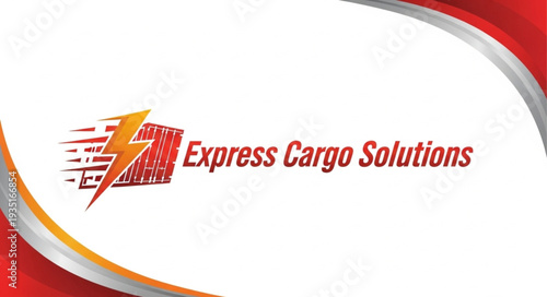 Express Cargo Solutions Logo with Lightning Bolt and Fingerprint.