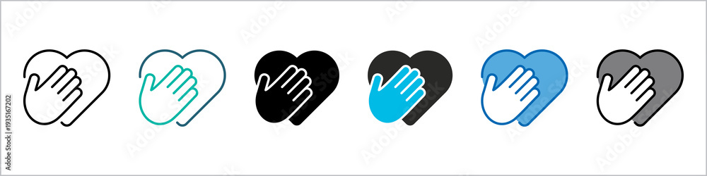 Fototapeta premium Credence Single Icon Pack Multistyle