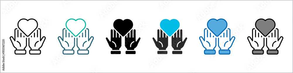 Obraz premium Faith Single Icon Pack Multistyle