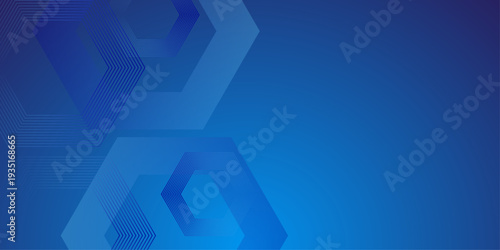 Abstract background with blue stoke hexagon. abstract digital hi tech concept background technology. Perfect for showcasing food or for use in kitchen and dining-related design, vector illustration.