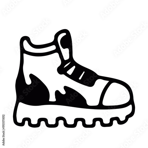 Hiking Boot Icon Outline