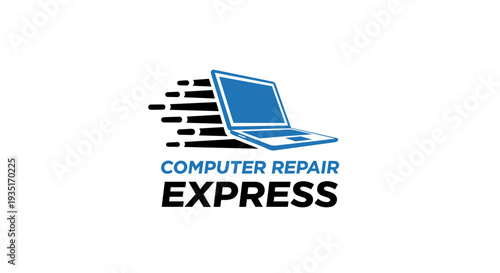 Computer Repair Express Logo Design.