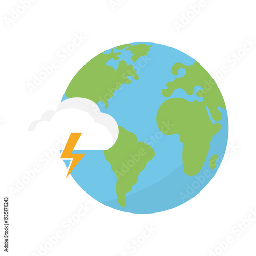Global Weather Storm Icon