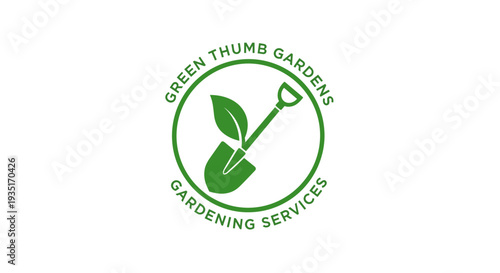Green Thumb Gardens Gardening Services Logo.