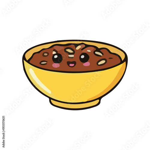 Cute Kawaii Bowl of Chili