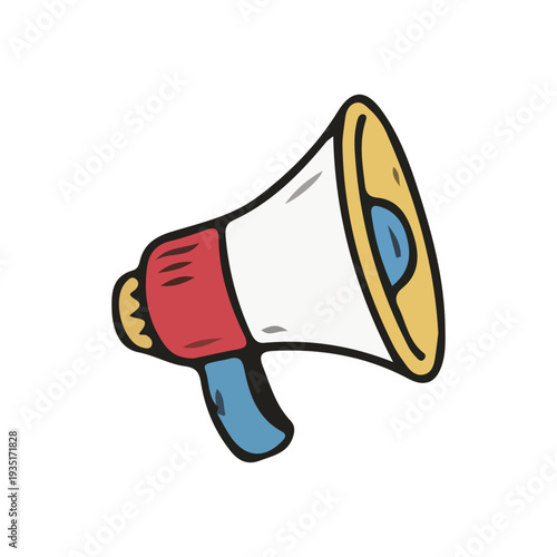 Doodle Megaphone Icon