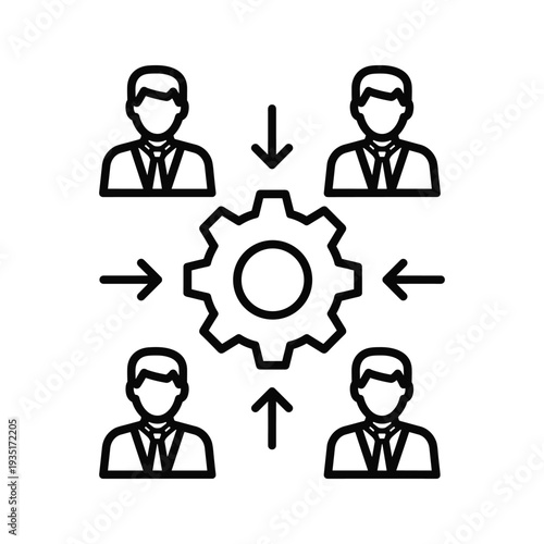 Collaboration and integration of teamwork with a central process or system