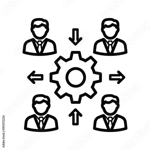 Collaborative teamwork and communication through interconnected processes