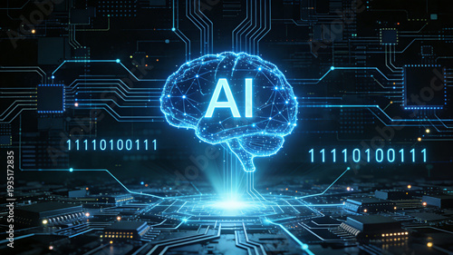 The background of cutting-edge AI chips and big data analysis in technology