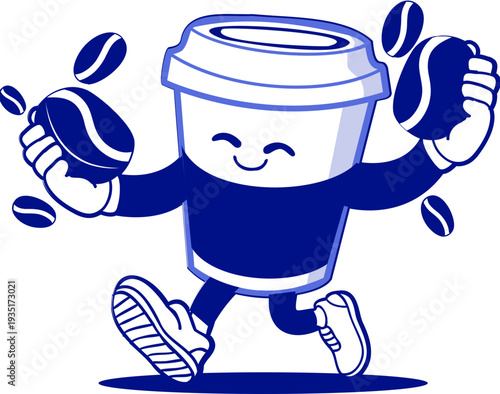 illustration concept for coffee shop and pastry