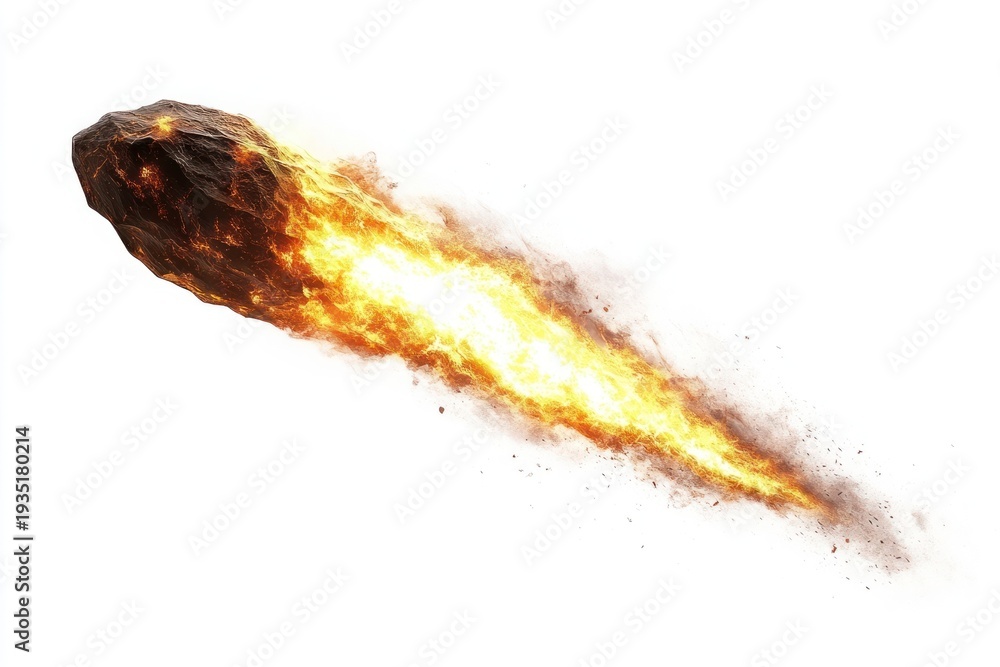 Obraz premium A meteor flame fire hot.