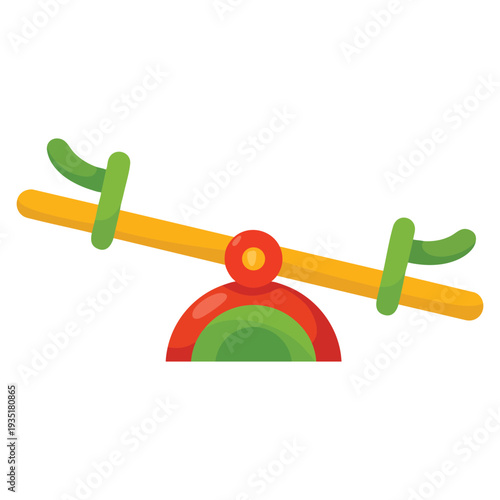 Children playground swing icon vector illustration ideal for outdoor activity park recreation childhood fun and family oriented creative themes