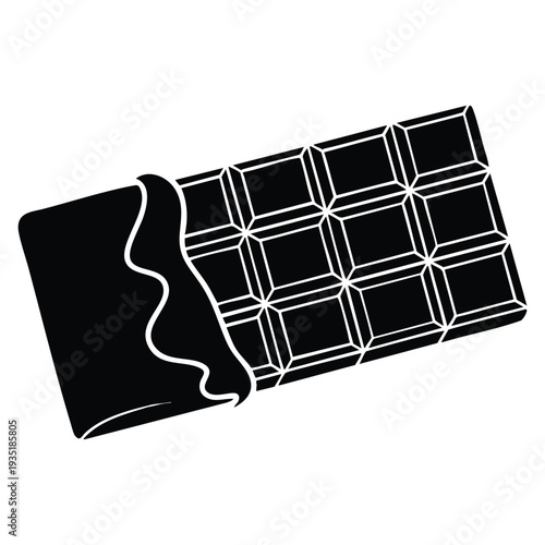 Dark Belgian wolf Belgian chocolate Belgium single in black style vector symbol stock illustration suitable for gourmet design concepts