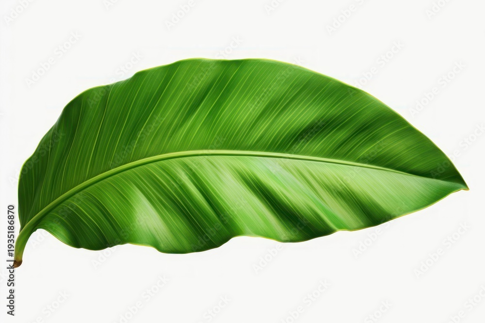 Fototapeta premium Banana leaf plant xanthosoma freshness.