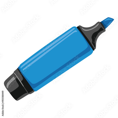 Felt tip pen icon vector illustration isolated design element suitable for stationery school office writing drawing and creative themes